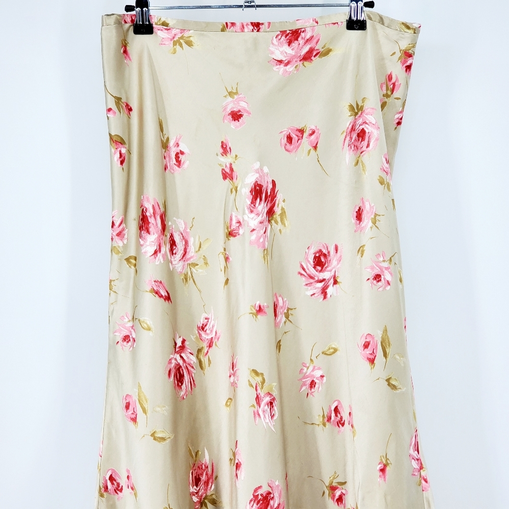 Banana Republic satin midi skirt - Picture 3 of 7